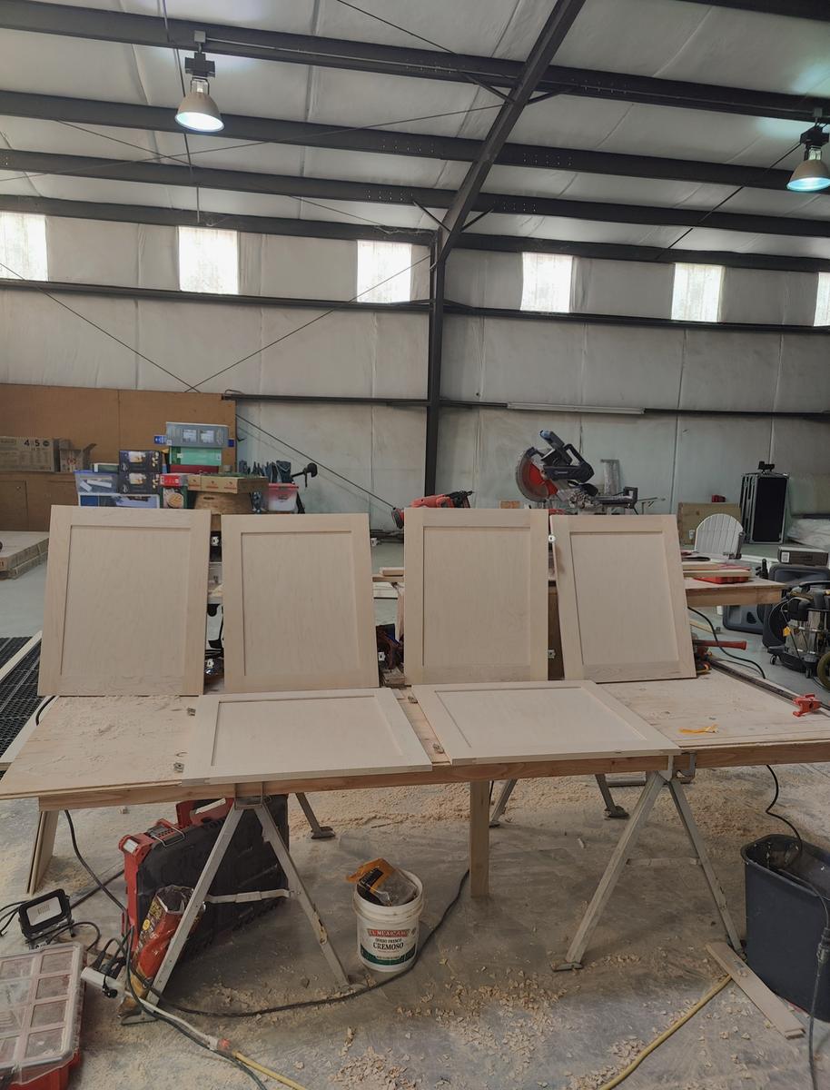 Doors in the shop