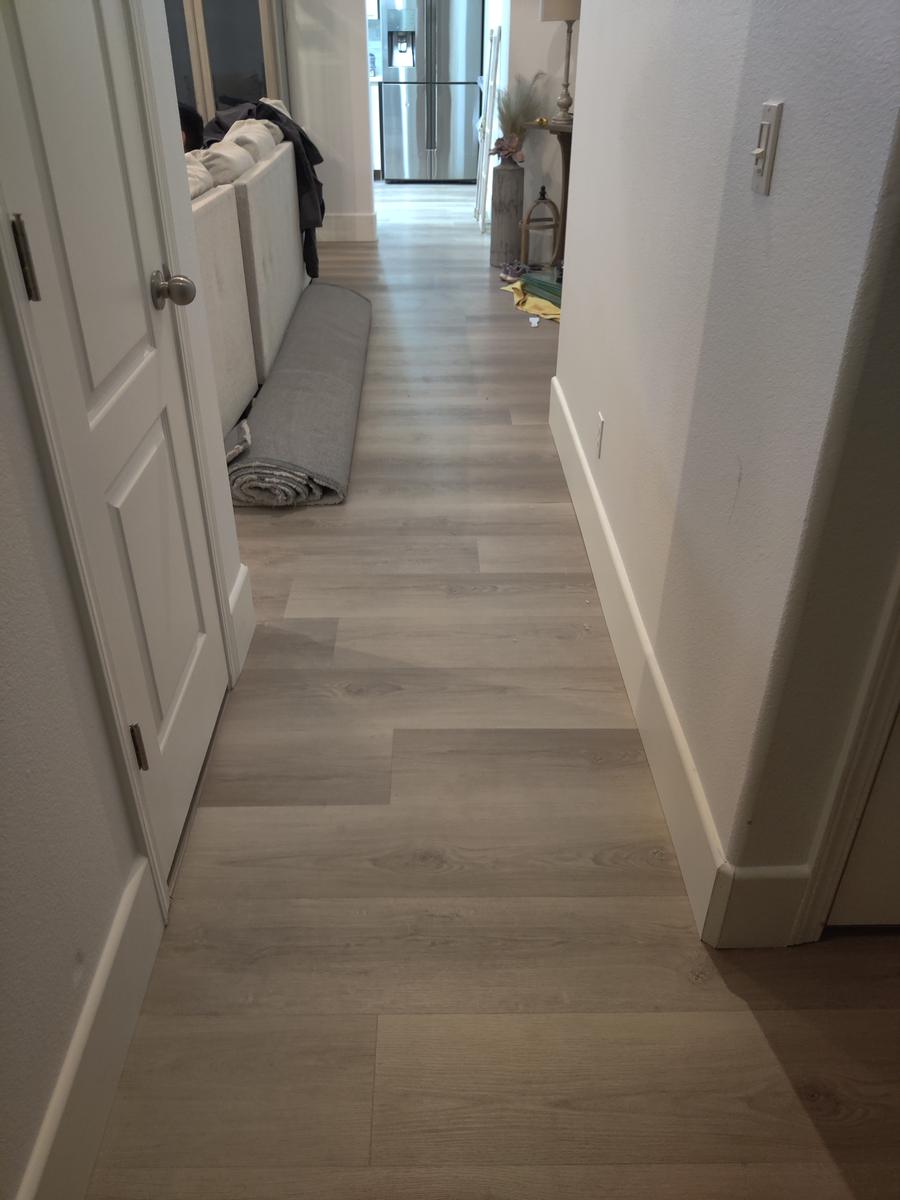 Gray LVP hall